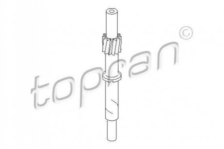 Привід тросу спідометра TOPRAN / HANS PRIES 107401