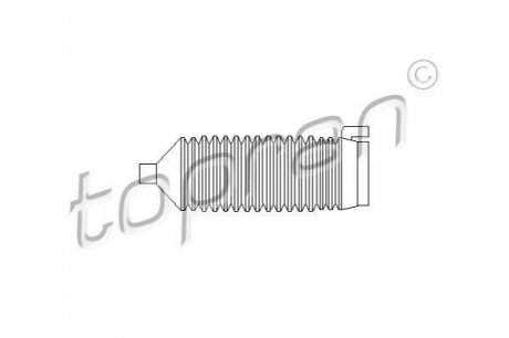 Пильовик кермової рейки TOPRAN / HANS PRIES 205791