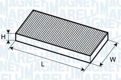 Фільтр повітря (салону) MAGNETI MARELLI 350203061610