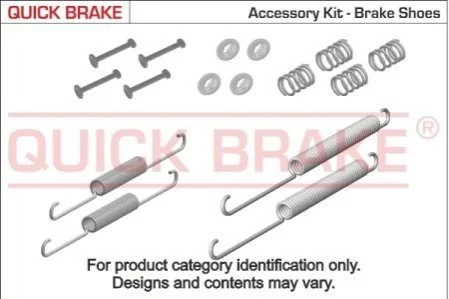 Монтажний набір колодки QUICK BRAKE 1050639R (фото 1)