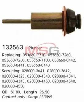Плунжер втягуючого реле HC-CARGO 132563