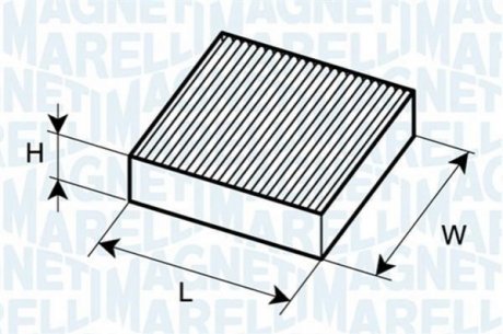 Фільтр повітря (салону) MAGNETI MARELLI 350203062180