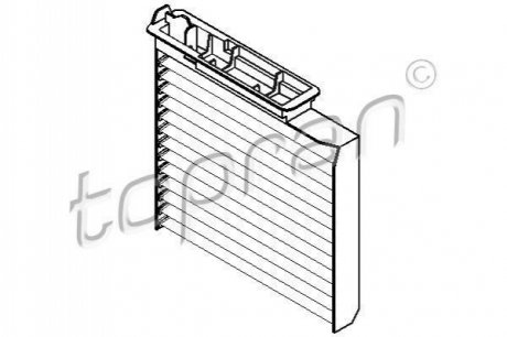 Фільтр повітря (салону) TOPRAN / HANS PRIES 700462