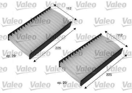 Фільтр повітря (салону) VALEO 698735 (фото 1)