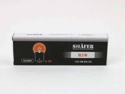 Лампа R5W 12V 5W BA 15s SHAFER SL2004