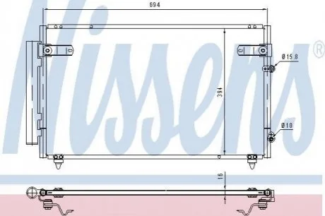 Skraplacz GS300 97-.. NISSENS 940368