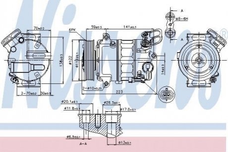 Компресор кондиціонера NISSENS 89420