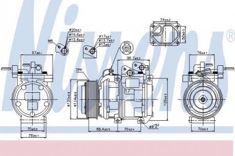 Компресор кондиціонера NISSENS 89256