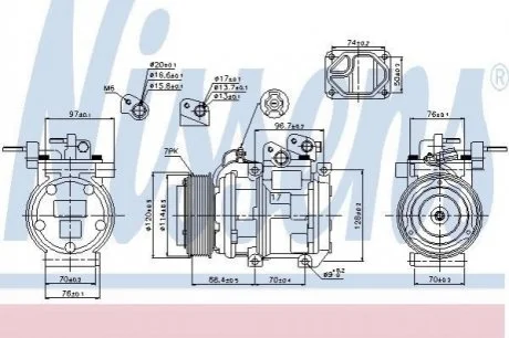 Компресор кондиціонера NISSENS 89256