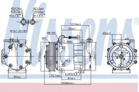 Компресор кондиціонера NISSENS 89120