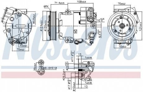 Компресор кондиціонера NISSENS 89425