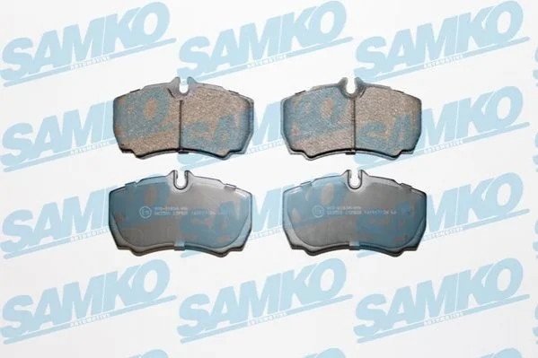 Комплект гальмівних накладок, дискове гальмо SAMKO 5SP830 (фото 1)