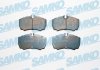 Комплект гальмівних накладок, дискове гальмо SAMKO 5SP830 (фото 1)