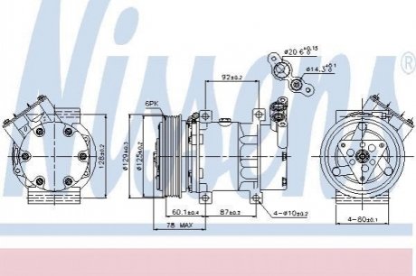 Компресор кондиціонера NISSENS 89109