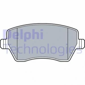 Гальмівні колодкиPRZOD DELPHI LP3550 (фото 1)