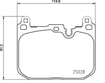 Гальмівні колодки дискові BREMBO P06110