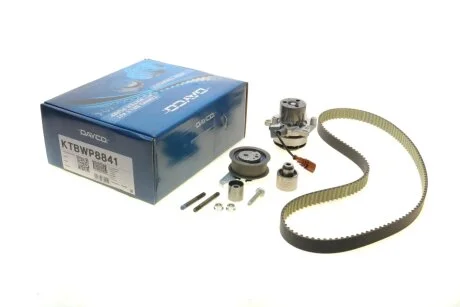 Комплект ГРМ, пас+ролик+помпа DAYCO KTBWP8841