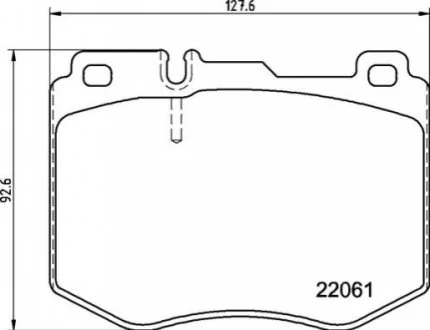 KLOCKI HAMULCOWE PRZOD BREMBO P50145
