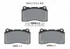 Комплект гальмівних колодок передн, ALFA ROMEO GIULIETTA HONDA CIVIC X, CIVIC XI RENAULT MEGANE III SUBARU IMPREZA TESLA MODEL S, MODEL X, ROADSTER 1.6D-Electric 11.01- TEXTAR 2585001 (фото 2)