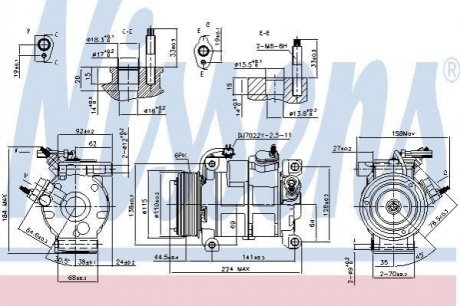 Компресор кондиціонера NISSENS 890169