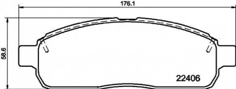 KLOCKI HAMULCOWE PRZOD TEXTAR 2240601