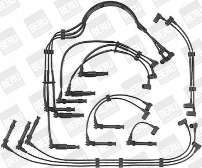 Дроти запалення, набір BERU ZE751