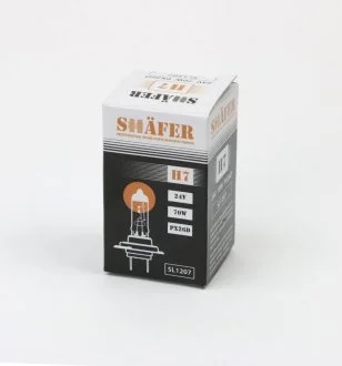 Лампа H7 24V 70W PX26d SHAFER SL1207