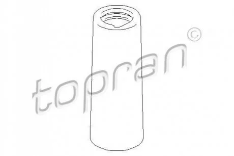 Пильовик амортизатора TOPRAN / HANS PRIES 107649