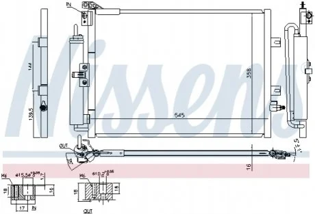 Конденсатор без хладогену NISSENS 940142