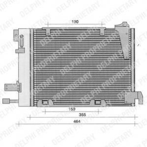 Радіатор кондиціонера DELPHI TSP0225221