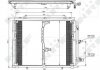 Радіатор кондиціонера NRF 35229 (фото 3)