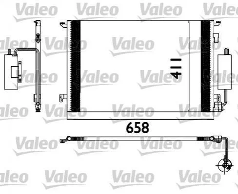 Радіатор кондиціонера VALEO 817648 (фото 1)