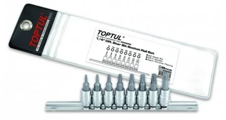 Насадка із бітами 1/4 TOPTUL GAAG0808