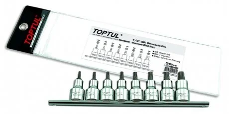 Насадка із бітами 1/2 TOPTUL GAAG0806
