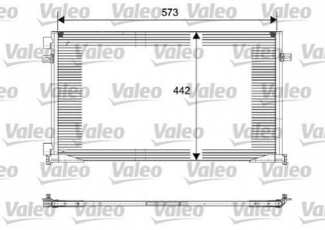 Радіатор кондиціонера VALEO 817644