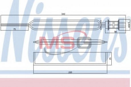 Осушувач кондиціонера NISSENS 95469