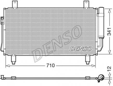 Радіатор кондиціонера DENSO DCN45006