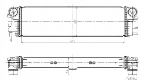 CHLODNICA INTERCOOLER NRF 309037