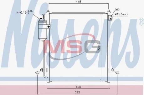 Skraplacz L200 06-.. NISSENS 940610