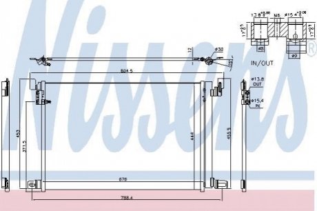 Конденсатор без хладогену NISSENS 940685