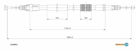 Тросик ADRIAUTO 1102492