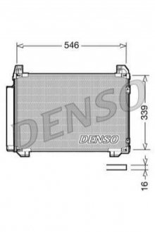 Радіатор кондиціонера DENSO DCN50025