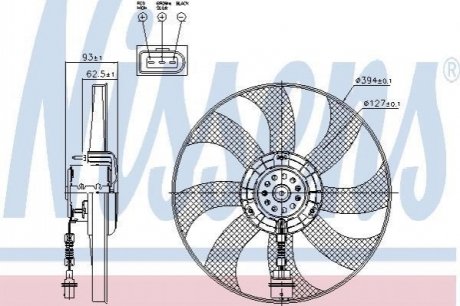 Радіатор охолодження NISSENS 85549