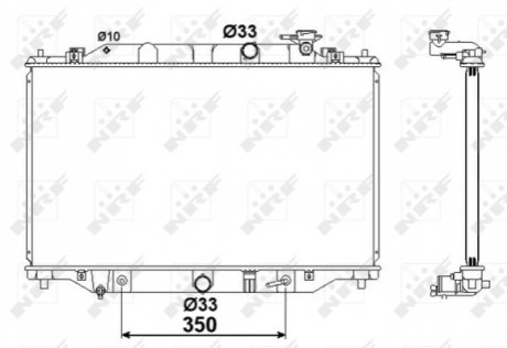 Радіатор охолодження NRF 58417