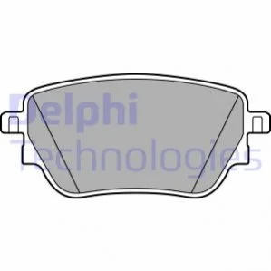 Гальмівні колодкиTYL DELPHI LP3438 (фото 1)