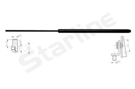 Амортизатор багажника STARLINE 7016800