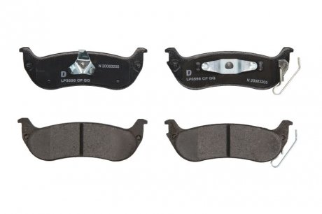 KLOCKI HAMULCOWE TYL DELPHI LP3556