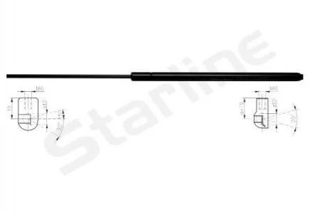 Амортизатор багажника STARLINE 7635800