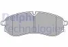 Комплект гальмівних колодок задн, MAN TGE VW CRAFTER, GRAND CALIFORNIA CAMPER 2.0D/Electric 09.16- DELPHI LP3641 (фото 1)