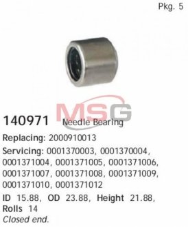 Підшипник генератора HC-CARGO 140971